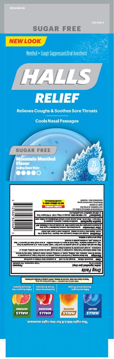 Dl Sugar Free Halls Mountain Menthol Bag 25ct